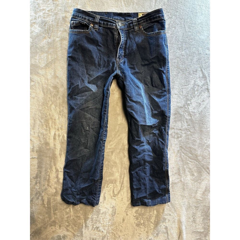 V Christina‎ Womens w/ bling  Blue jeans Size 6 Boho